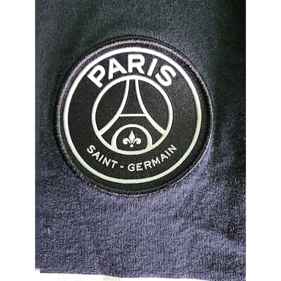 Nike Air Jordan Wordmark Ici C'est Paris Saint Germain Shirt Men size Medium - Picture 6 of 7